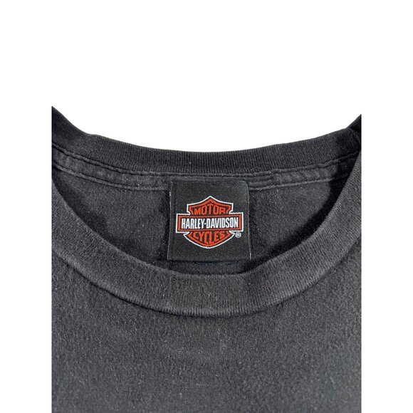 Harley-Davidson Mens Black Graphic Tee‎ 3XL Motor Oil Manchester New Hampshire - Picture 3 of 5